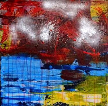 Original Abstract Expressionism Abstract Paintings by CONRAD BLOEMERS