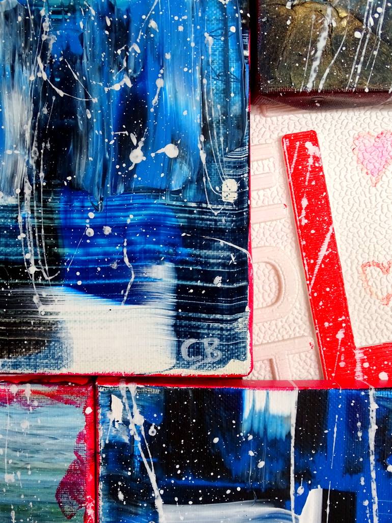 Original Abstract Expressionism Abstract Painting by C B