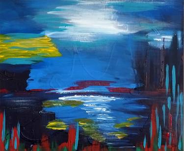 Original Abstract Expressionism Abstract Paintings by CONRAD BLOEMERS