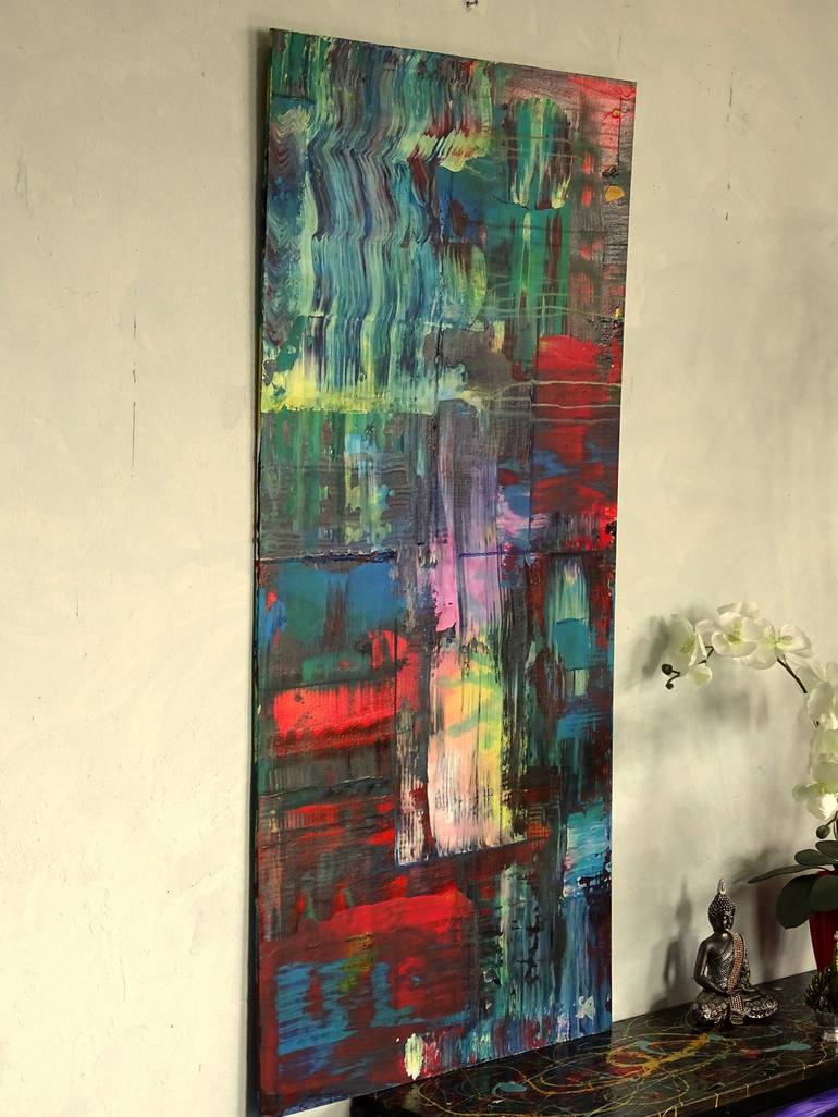 Original Abstract Expressionism Abstract Painting by CONRAD BLOEMERS