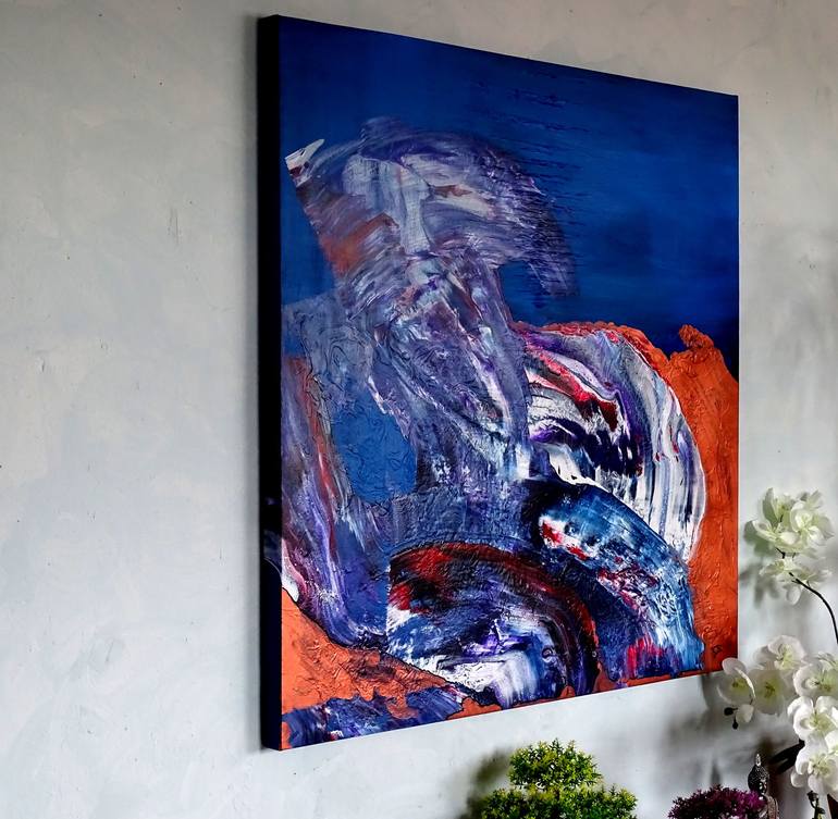Original Abstract Painting by CONRAD BLOEMERS