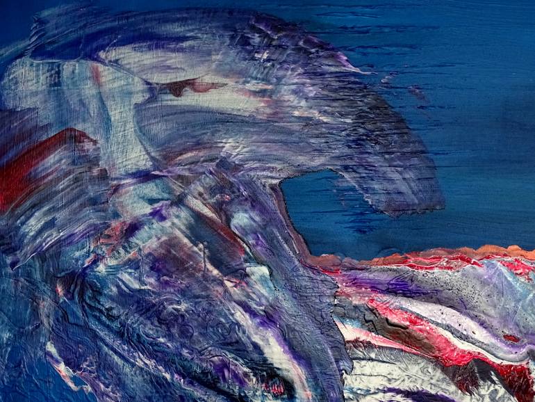 Original Abstract Expressionism Abstract Painting by C B