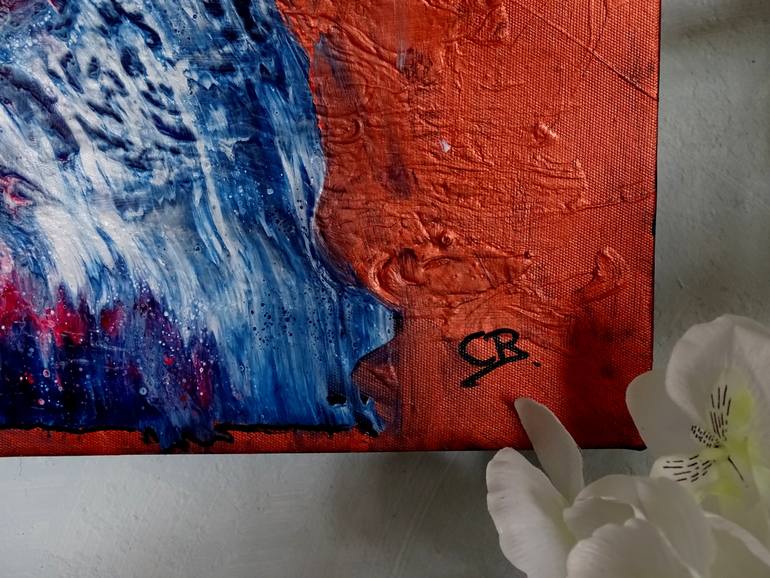 Original Abstract Expressionism Abstract Painting by C B