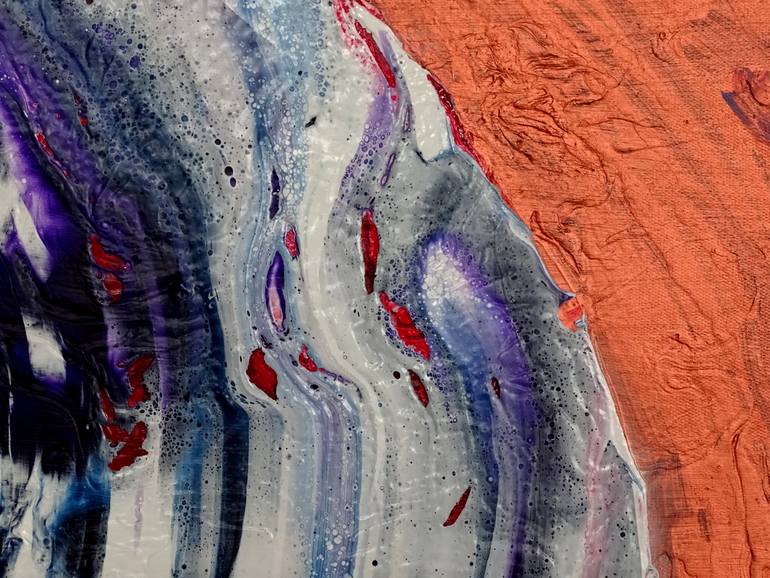 Original Abstract Expressionism Abstract Painting by C B