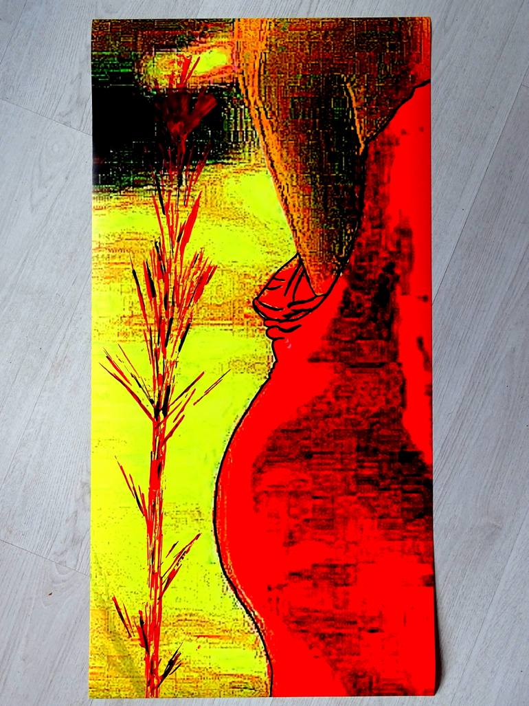 Original Figurative Erotic Painting by C B