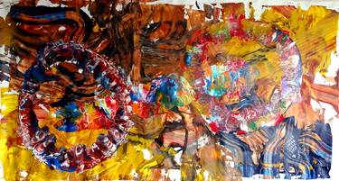 Original Abstract Expressionism Abstract Paintings by CONRAD BLOEMERS