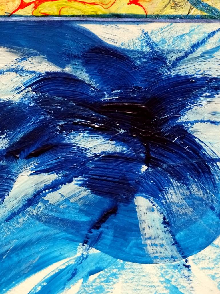 Original Abstract Expressionism Abstract Painting by C B