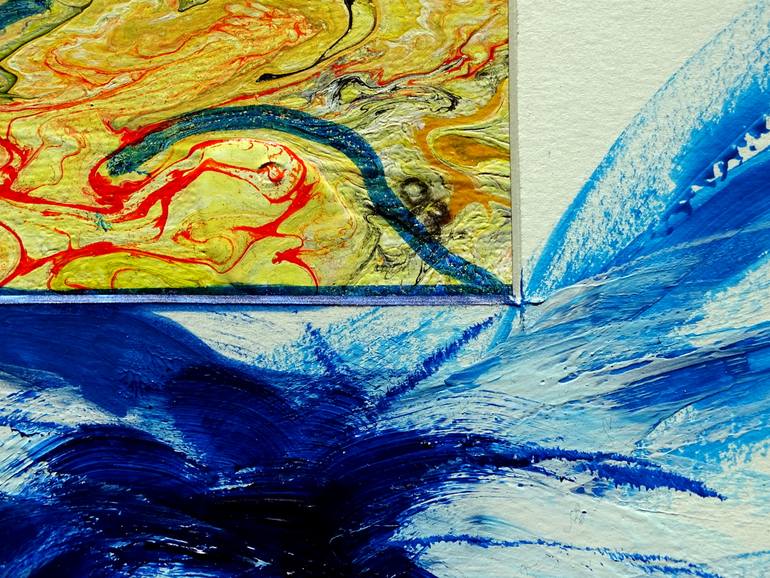 Original Abstract Expressionism Abstract Painting by C B