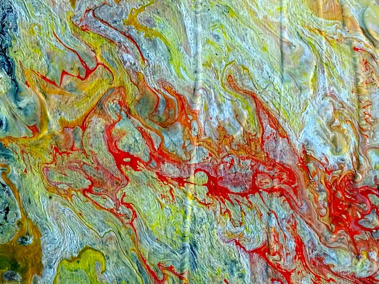 Original Abstract Expressionism Abstract Painting by C B