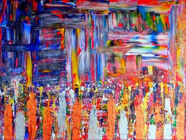 Original Abstract Expressionism Abstract Paintings by CONRAD BLOEMERS