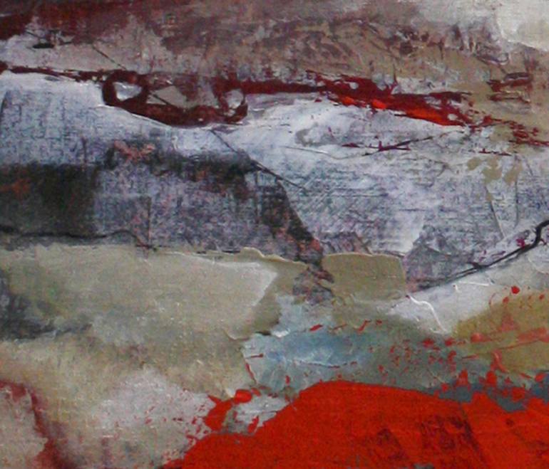 Original Abstract Landscape Painting by Marly Freij