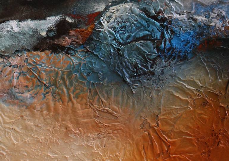 Original Abstract Expressionism Abstract Painting by Marly Freij