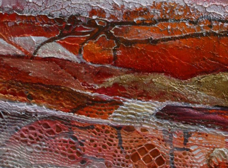 Original Abstract Expressionism Landscape Painting by Marly Freij