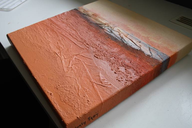 Original Abstract Landscape Painting by Marly Freij