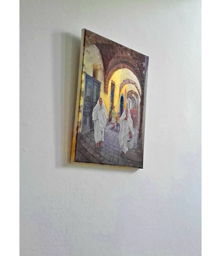 Original Figurative People Painting by Hamadi Mhamed