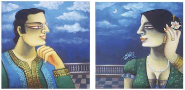 Original Love Paintings by Gautam mukherjee