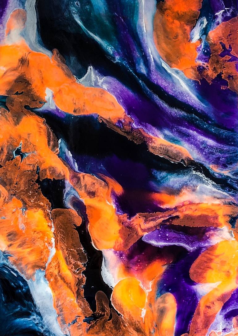 Lava Painting by Margarita Makeeva | Saatchi Art