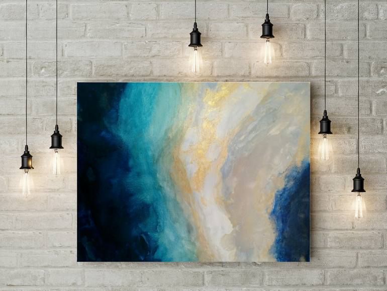 Original Abstract Nature Painting by Ksenia Guseva