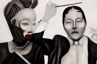 Original Surrealism World Culture Paintings by Viola Mari Ekong