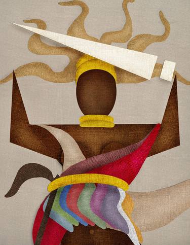 Print of Figurative Religion Mixed Media by Viola Mari Ekong
