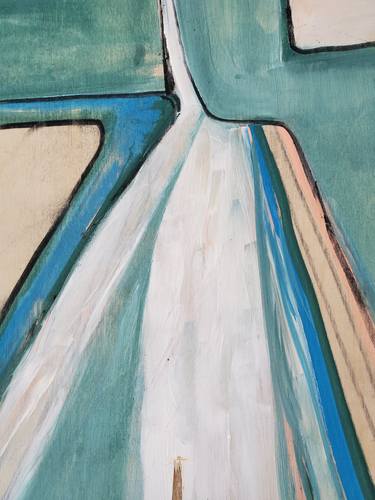 Original Architectural Abstract Painting by Clancy Casad