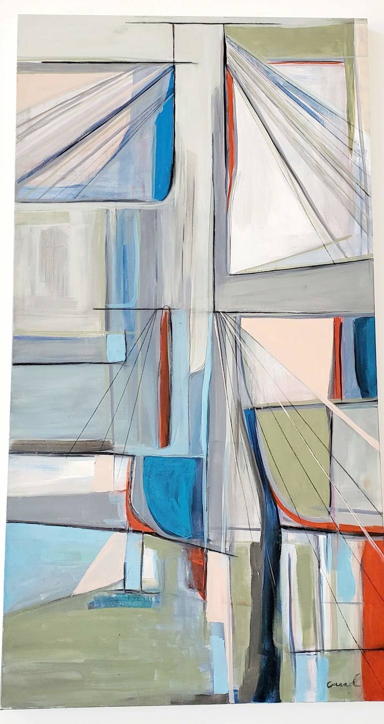 Lions Gate Bridge Painting by Clancy Casad | Saatchi Art