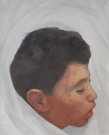 Original Figurative Portrait Paintings by Byron Freire