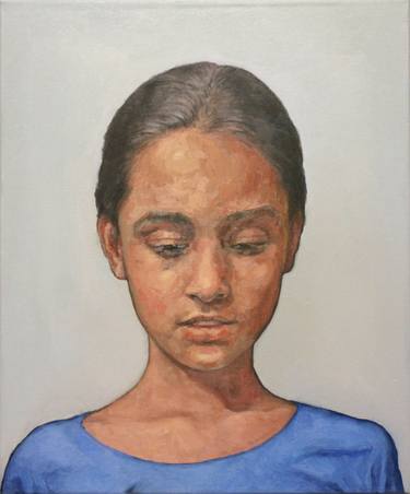 Original Figurative Children Paintings by Byron Freire