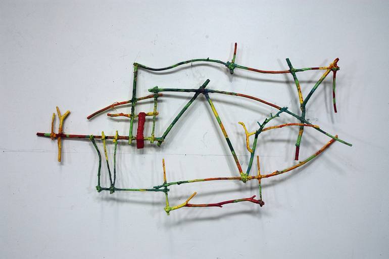 Original Abstract Sculpture by George Everet Thompson