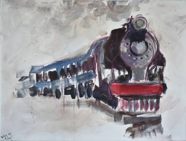 Print of Train Paintings by Zachary Long