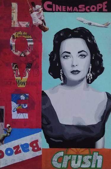Original Pop Art Women Collage by Ignacio Galli