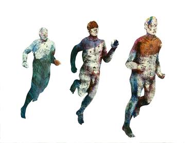 Original Expressionism Body Paintings by James A Allen