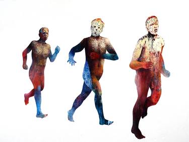 Original Expressionism Body Paintings by James A Allen