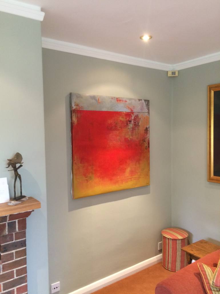 Original Abstract Expressionism Abstract Painting by Marcelo Vergara Martinez