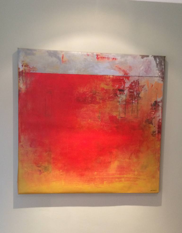 Original Abstract Expressionism Abstract Painting by Marcelo Vergara Martinez