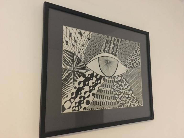 Original Abstract Expressionism Abstract Drawing by Gauri Arora