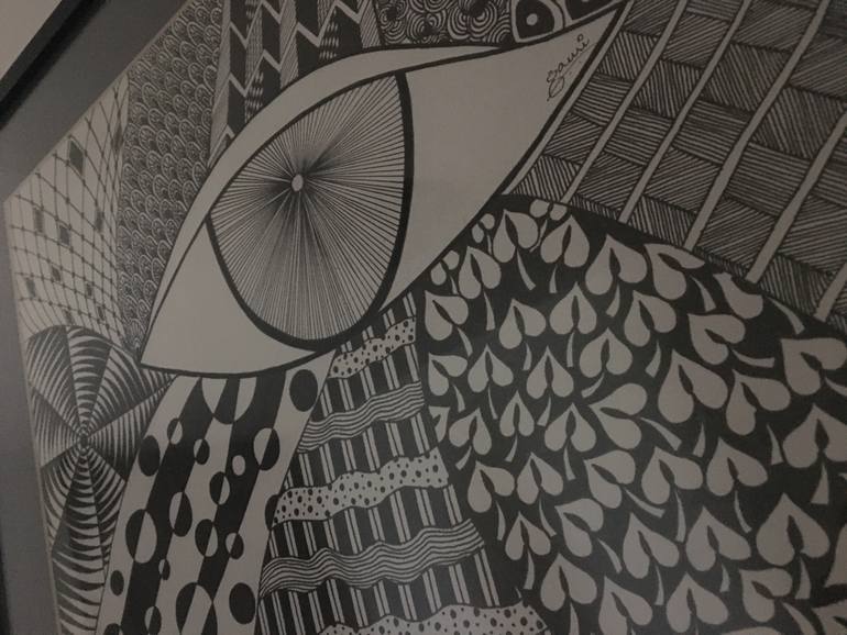 Original Abstract Expressionism Abstract Drawing by Gauri Arora