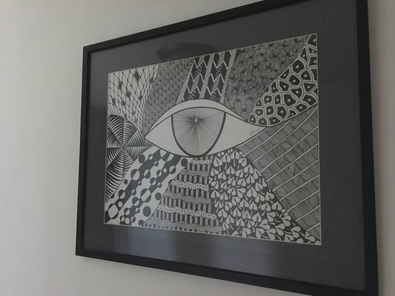 Original Abstract Expressionism Abstract Drawing by Gauri Arora