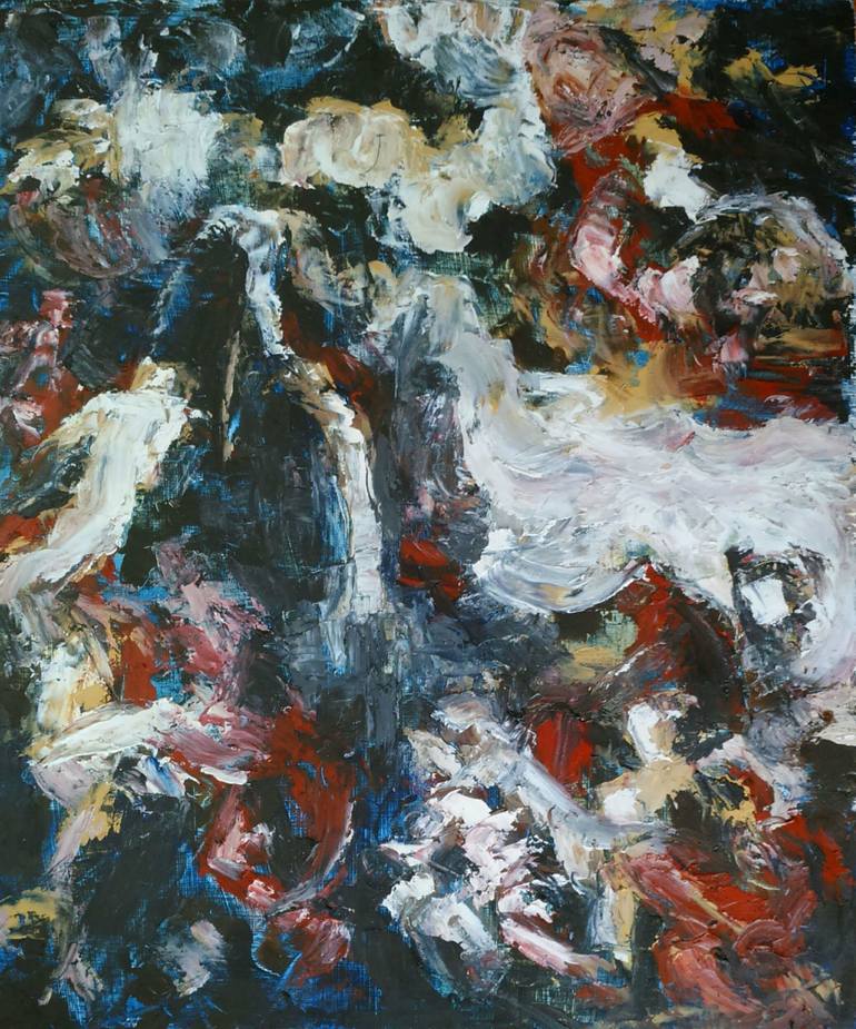 Tintoretto Abstraction Painting by Laura Aranda | Saatchi Art