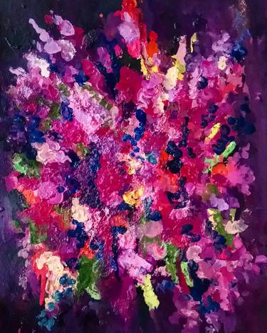 Print of Abstract Expressionism Botanic Paintings by Laura Aranda