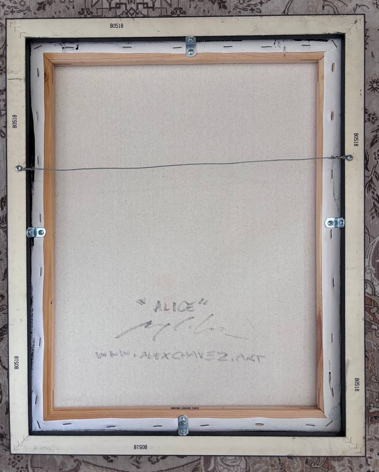 Original Abstract Expressionism Pop Culture/Celebrity Painting by Alex Chavez