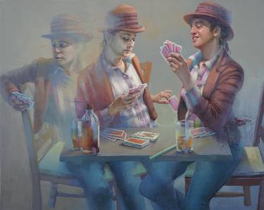 Original Conceptual Women Paintings by Cathy Locke