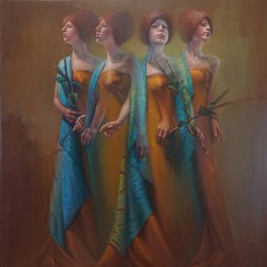 Original Women Painting by Cathy Locke