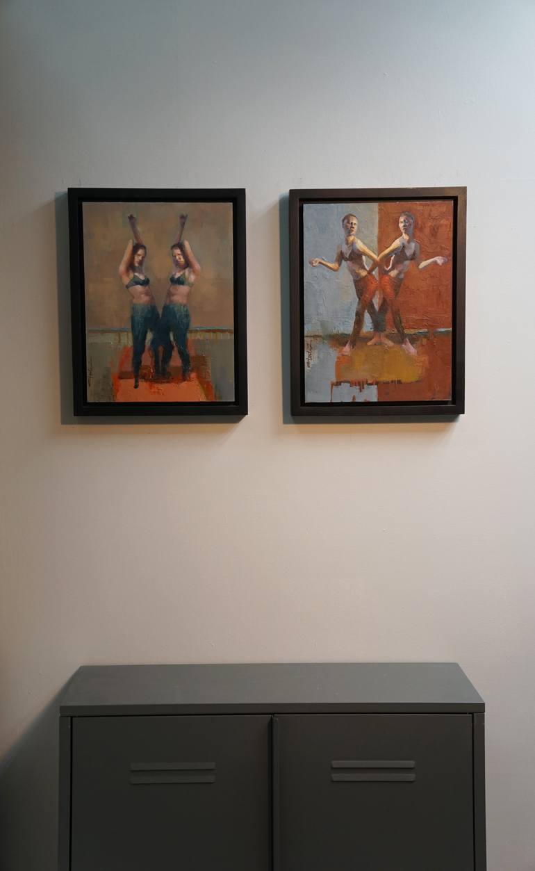 Original Conceptual Women Painting by Cathy Locke