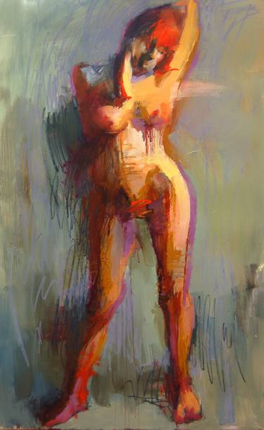 Original Figurative People Paintings by Cathy Locke