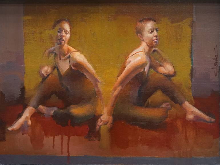 Original Conceptual Women Painting by Cathy Locke