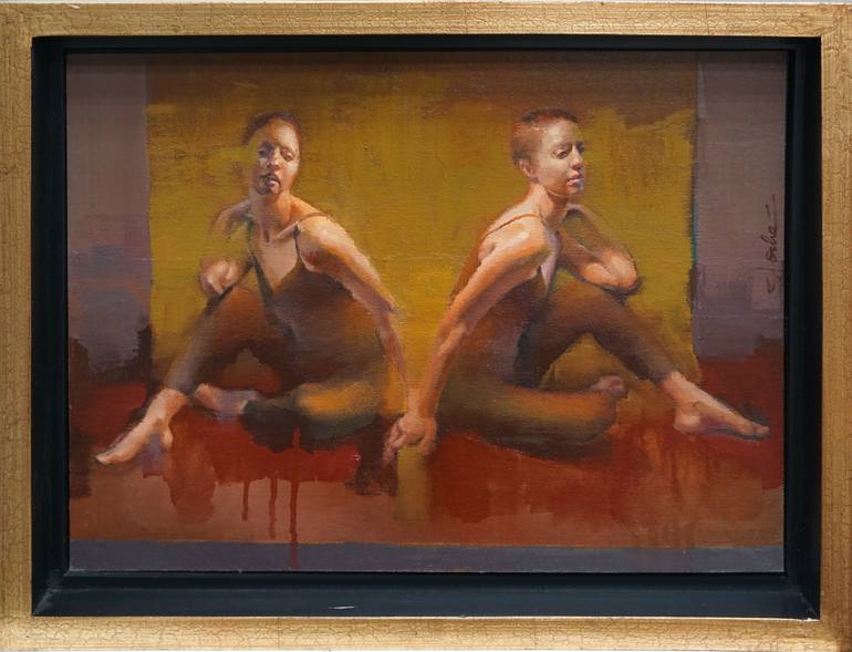 Original Conceptual Women Painting by Cathy Locke
