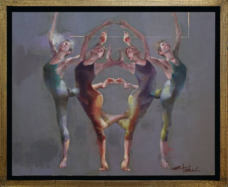 Original Figurative Performing Arts Painting by Cathy Locke