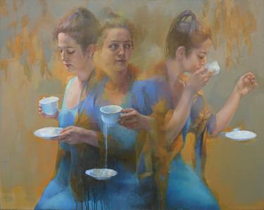 Original Expressionism Women Paintings by Cathy Locke