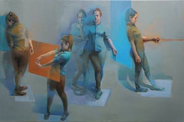 Original Conceptual People Paintings by Cathy Locke